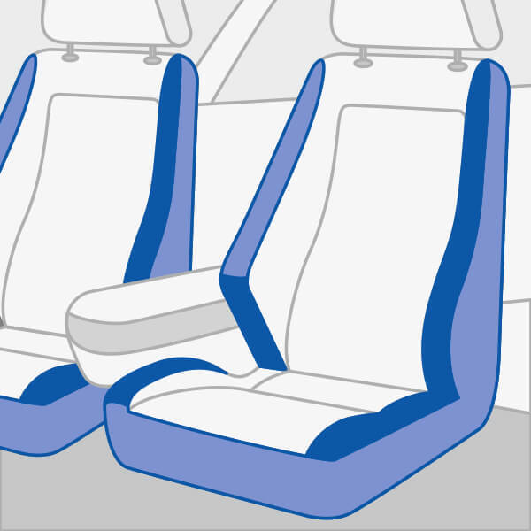 Seat bolster, seat reinforcing