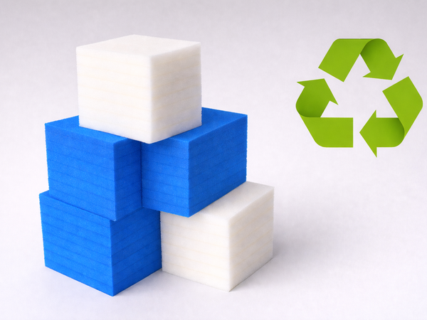 Certified Recyclability: Physically crosslinked Alveobloc foam ready for PPWR compliance