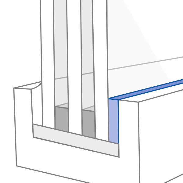 Dubbelzijdig glasband